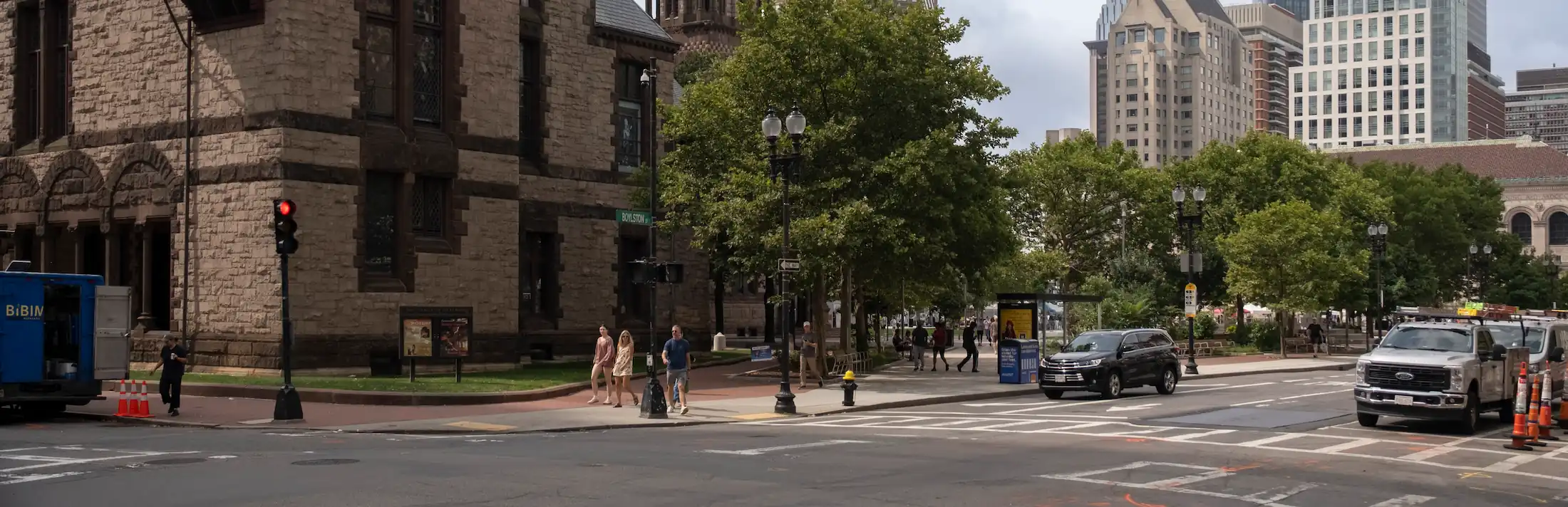 Copley Square side view